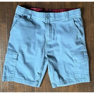 Levi's Boys Cargo Shorts Blue Size 14 Stretch Cotton N958-BIA
